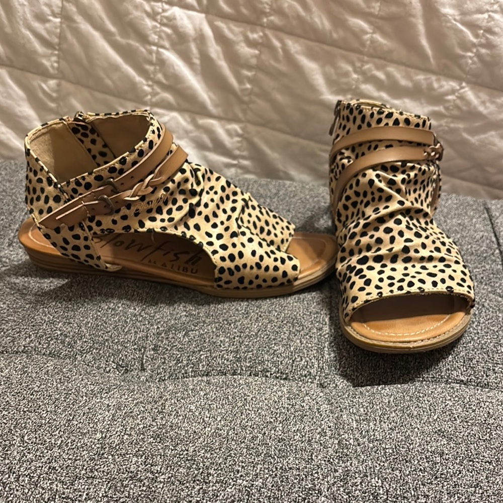 Women's Leopard Print Sandals